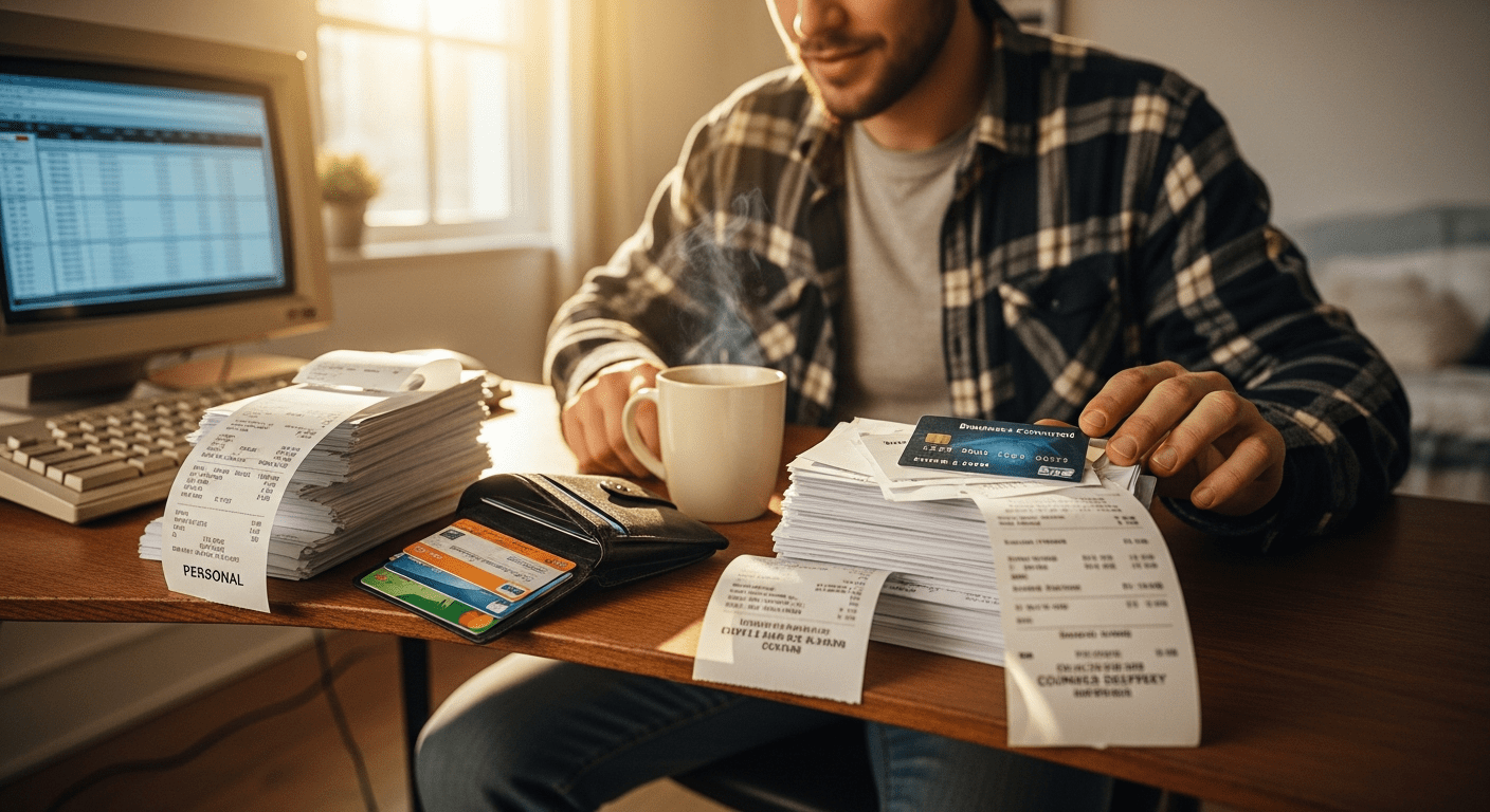 business credit cards separating personal and company expenses