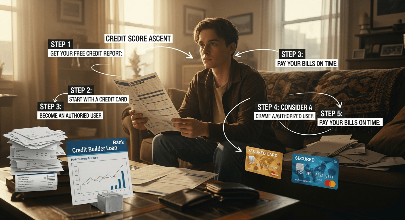 build your credit score from scratch